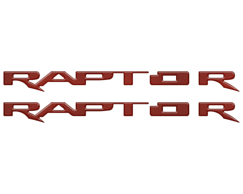 RAPTOR Running Board Emblem Overlays - 2017-2024 F-150 Raptor