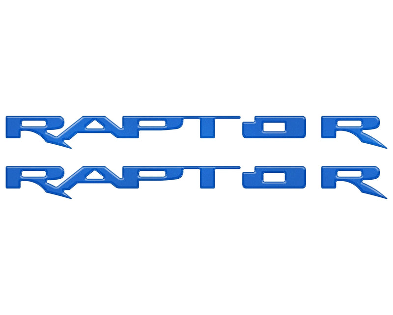 RAPTOR Running Board Emblem Overlays - 2017-2024 F-150 Raptor