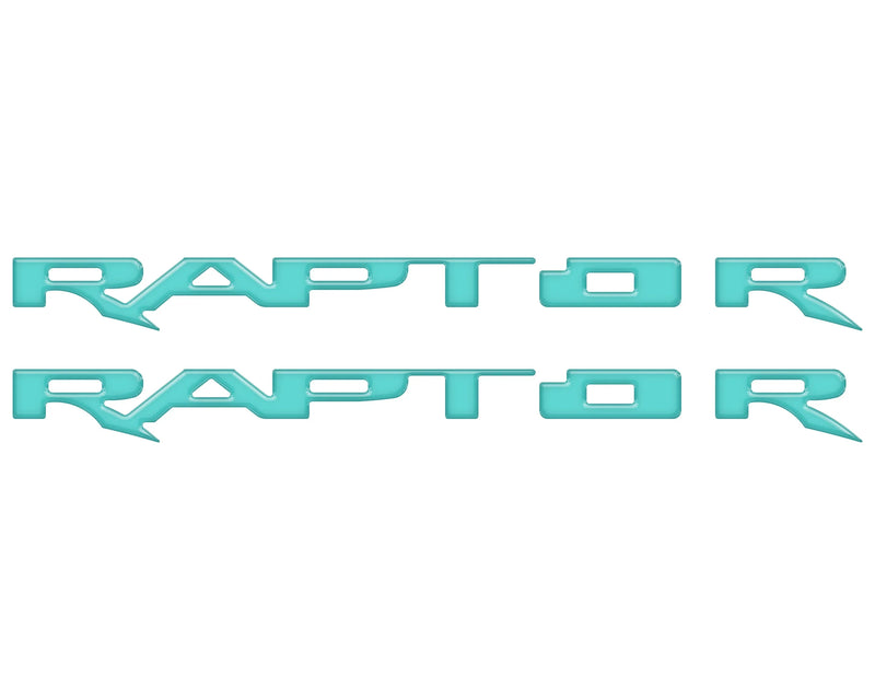 RAPTOR Running Board Emblem Overlays - 2017-2024 F-150 Raptor