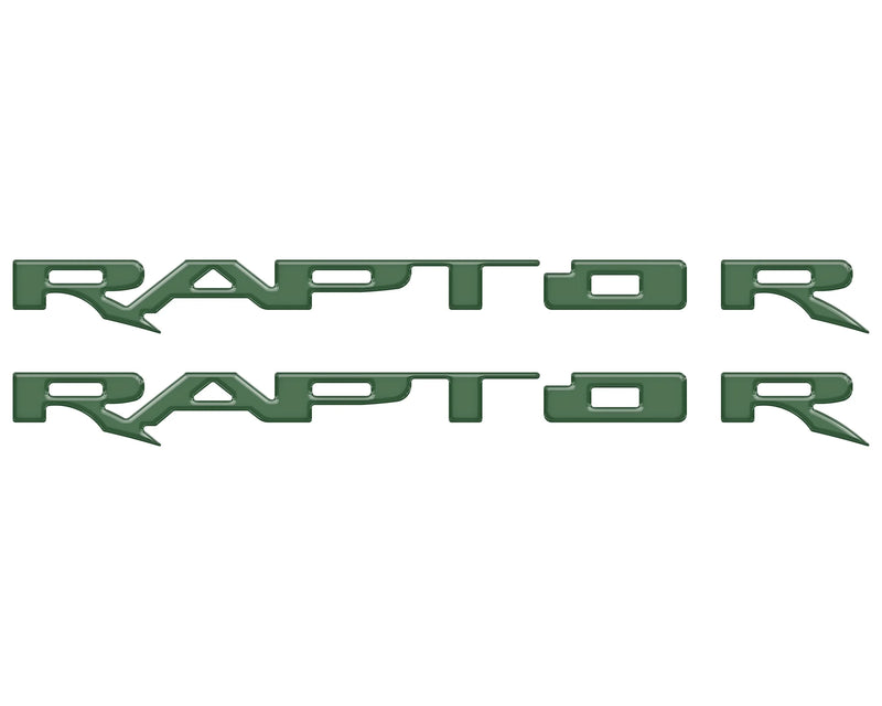 RAPTOR Running Board Emblem Overlays - 2017-2024 F-150 Raptor