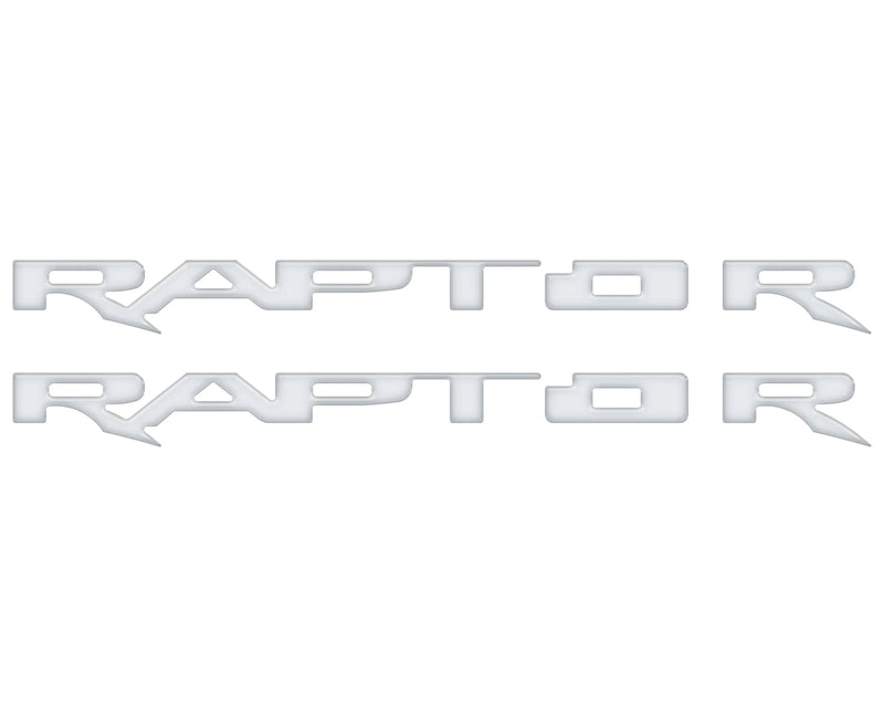 RAPTOR Running Board Emblem Overlays - 2017-2024 F-150 Raptor