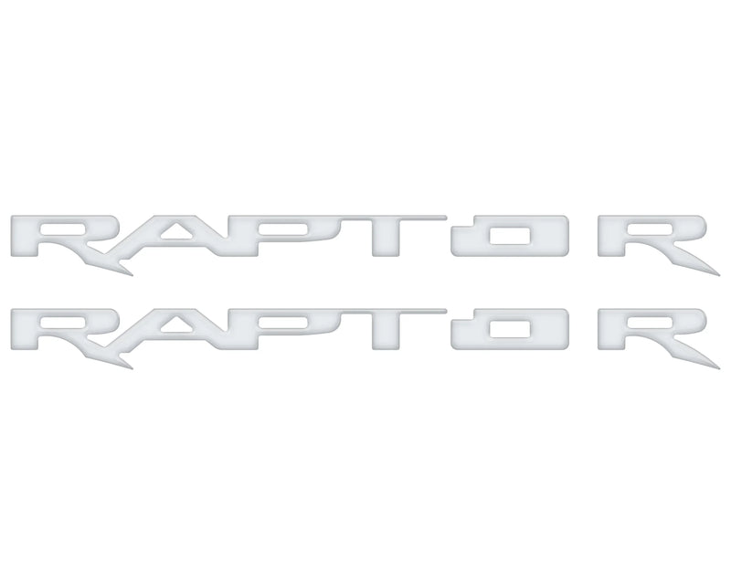 RAPTOR Running Board Emblem Overlays - 2017-2024 F-150 Raptor