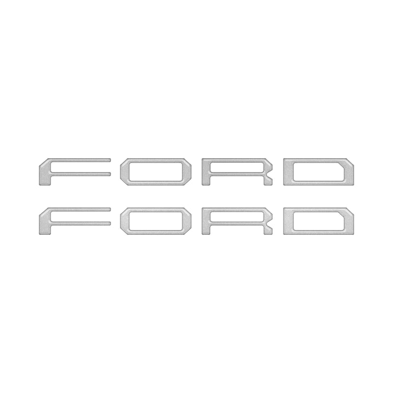 Domed Tremor Running Board Letter Inserts - 2021-2024 Ford F-150 & Super Duty