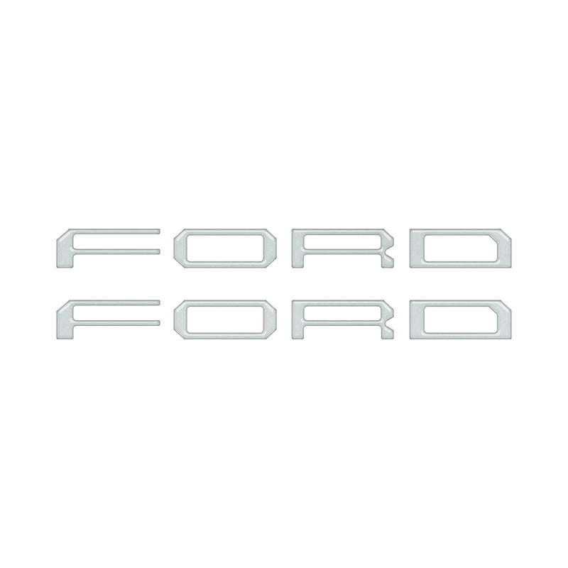 Domed Tremor Running Board Letter Inserts - 2021-2024 Ford F-150 & Super Duty
