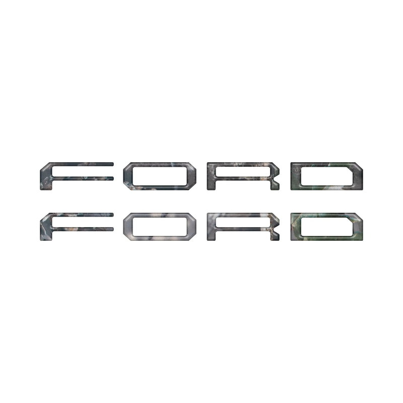 Tremor/Raptor Running Board Letter Inserts Fits 2025-2026 Ford F-150