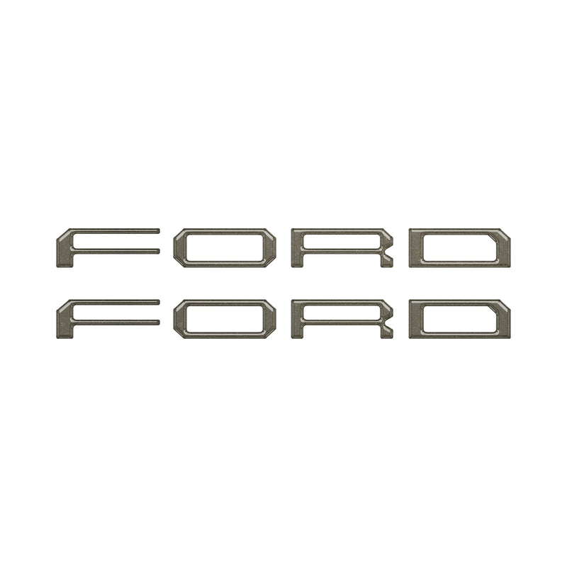 Domed Tremor Running Board Letter Inserts - 2021-2024 Ford F-150 & Super Duty