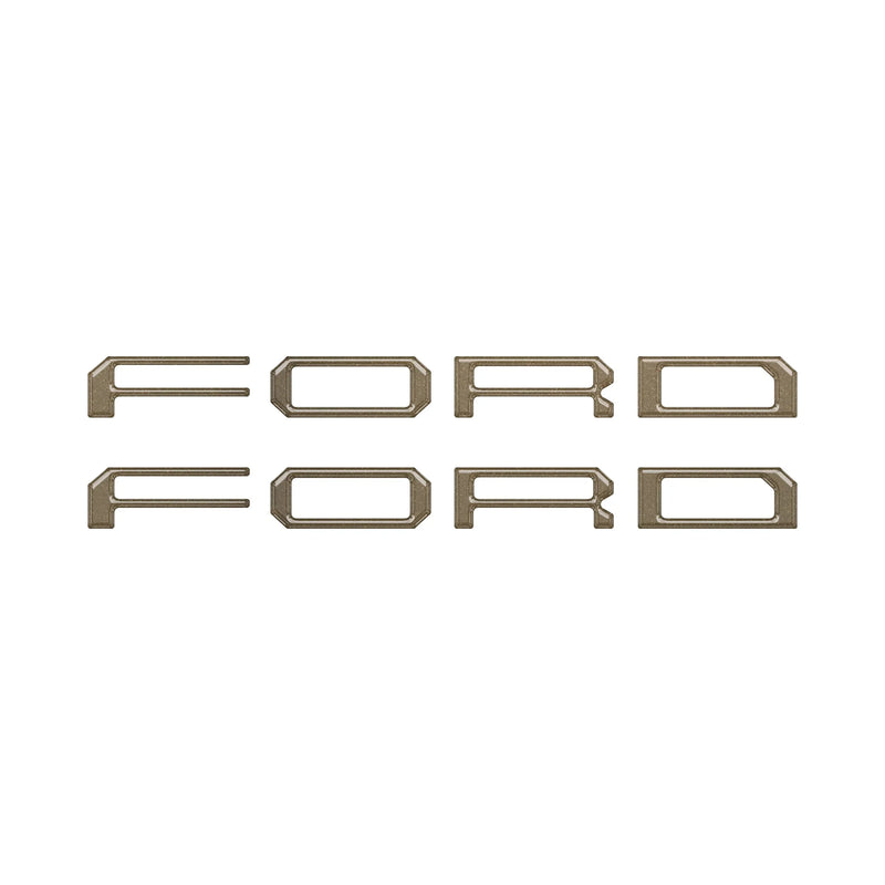 Tremor/Raptor Running Board Letter Inserts Fits 2025-2026 Ford F-150