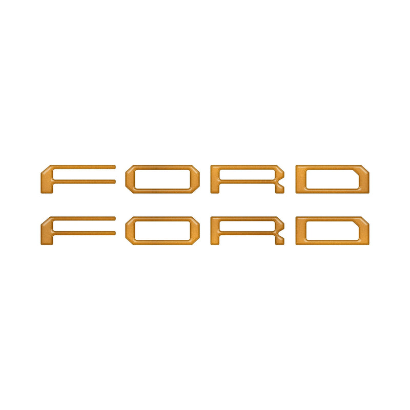 Tremor/Raptor Running Board Letter Inserts Fits 2025-2026 Ford F-150