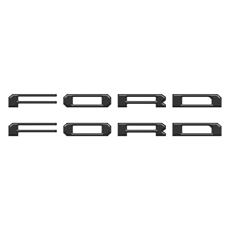 Domed Lightning Running Board Overlays - 2022+ F150 Lightning