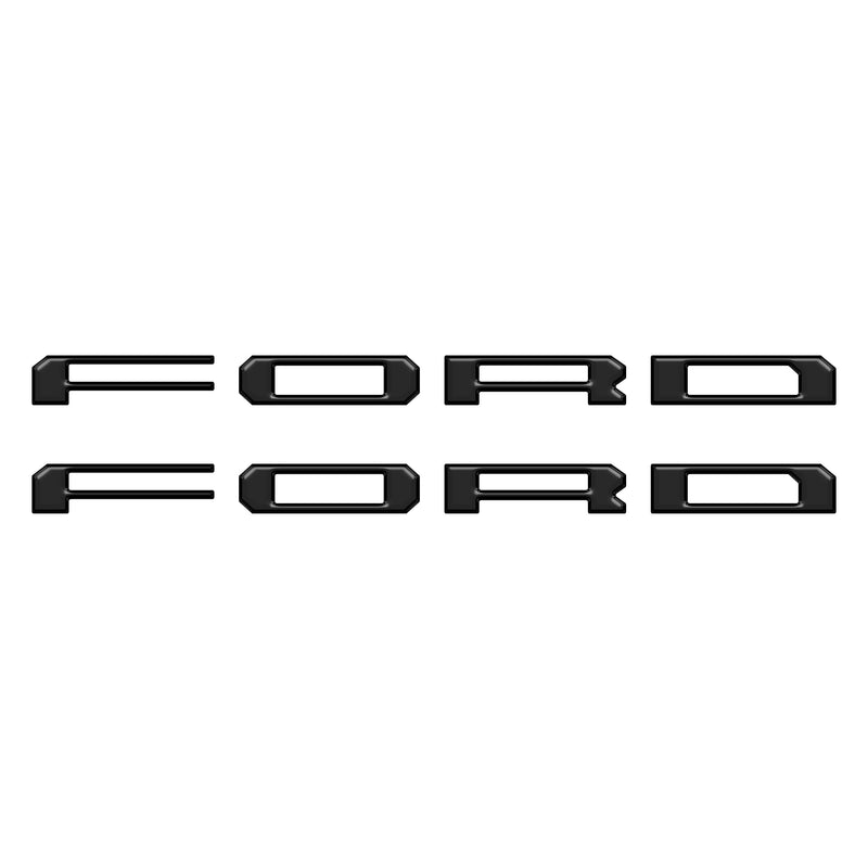 Domed Lightning Running Board Overlays - 2022+ F150 Lightning