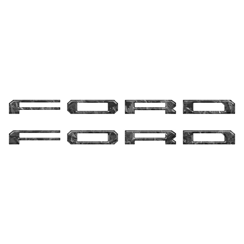 Domed Lightning Running Board Overlays - 2022+ F150 Lightning
