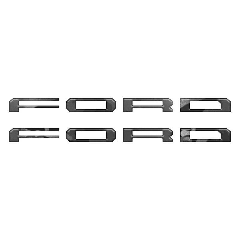 Domed Lightning Running Board Overlays - 2022+ F150 Lightning