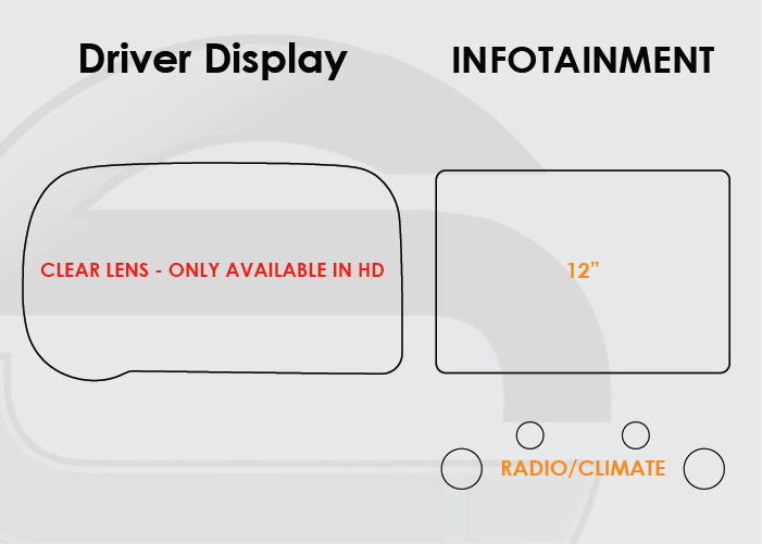 Screen ProTech Screen Protector / Anti Glare Kit - 2021+ Bronco