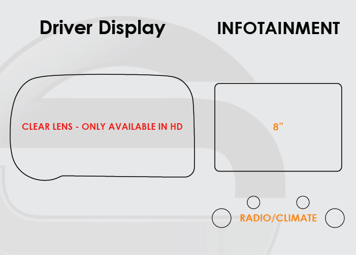 Screen ProTech Screen Protector / Anti Glare Kit - 2021+ Bronco