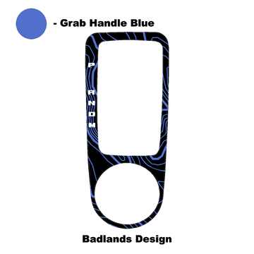Topo Automatic Shifter Overlay (Printed Series) - 2021+ Bronco Automatic - StickerFab