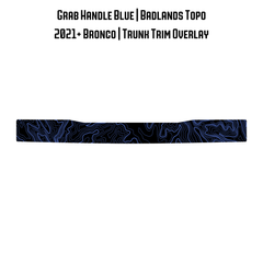 Topo Trunk Trim Overlay / Protector - 2021+ Bronco