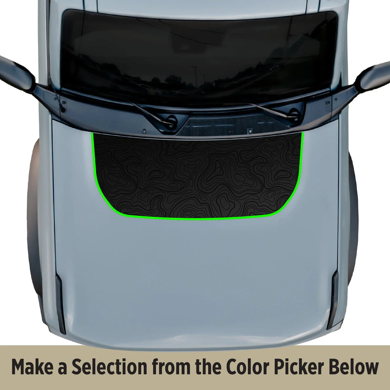 Premium Hood Graphic (Topo or Plain) - 2021+ Bronco (non Raptor)