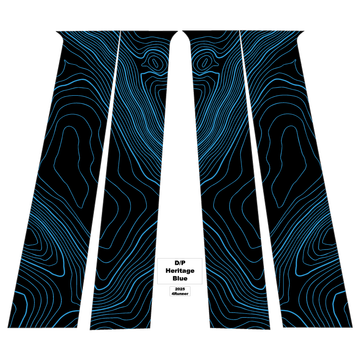 Topographic B Pillar Overlays - 2024+ Tacoma Double Cab / 2025+ 4Runner