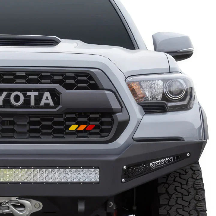Premium Standard Tri Bar Grille Badge - 2016-2023 Tacoma / 2024+ Land Cruiser