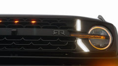 Topo Signature DRL Bar Overlays (Printed Series) - 2021+ Bronco (Signature Headlights) - StickerFab