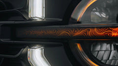 Topo Signature DRL Bar Overlays (Printed Series) - 2021+ Bronco (Signature Headlights) - StickerFab