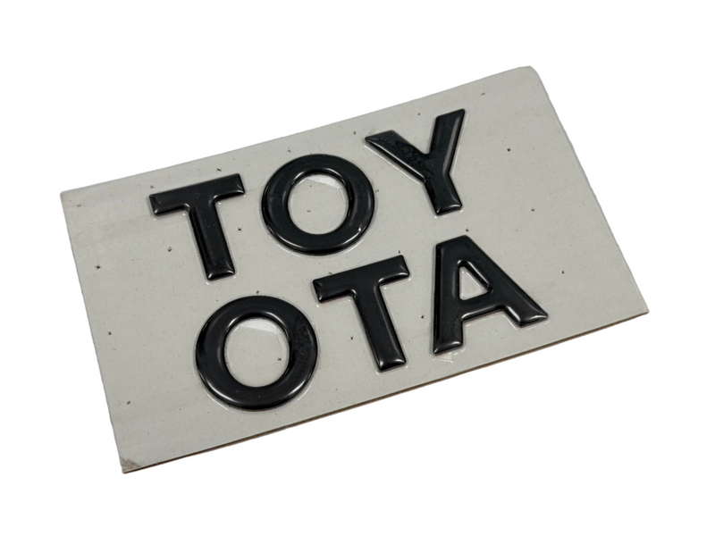 TOYOTA OEM Matte Black Rear Liftgate Emblem Inlays - 2025+ 4Runner