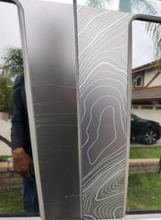 Topographic B Pillar Overlays - 2024+ Tacoma Double Cab / 2025+ 4Runner