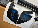 V2 Wing End Overlays for STI with OEM Wing (Printed Series) fits 2015-2024 *WRX / STI