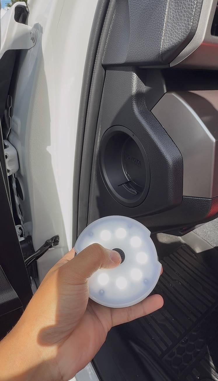 Toyota Genuine Side Storage LED Lantern - 2024+ Tacoma / 2025+ 4Runner