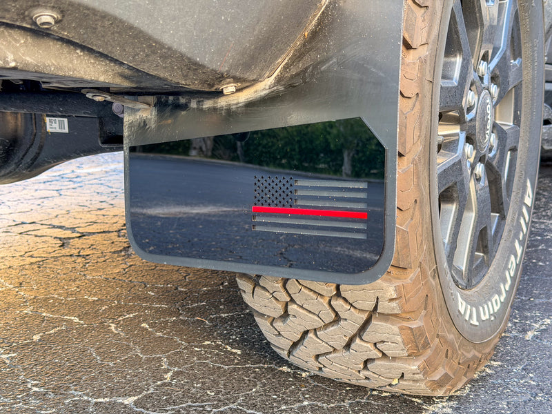 American Flag Mud Flaps StickerFab / Rally Armor - 2025+ 4Runner