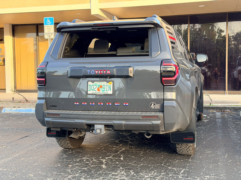 American Flag Mud Flaps StickerFab / Rally Armor - 2025+ 4Runner