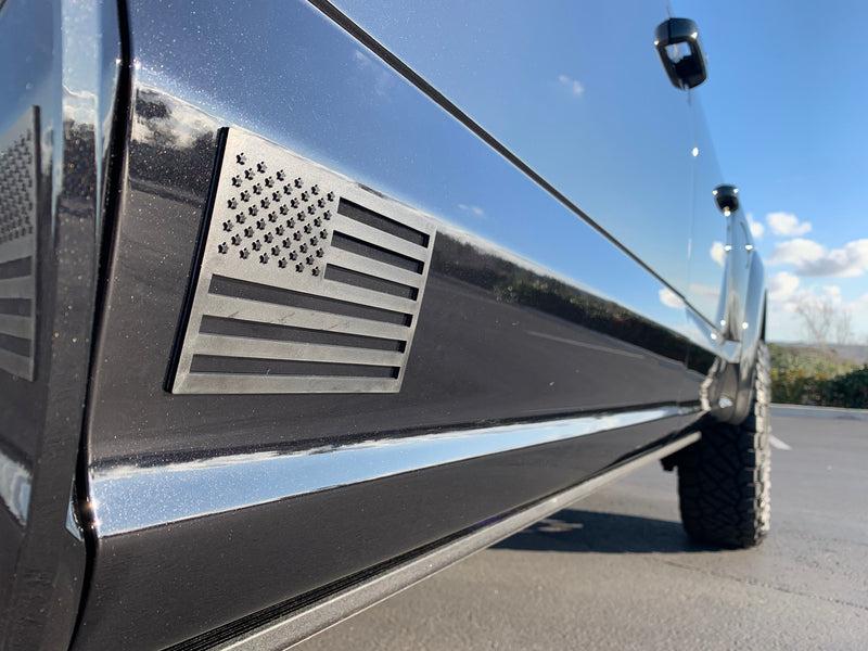 USA 3M Adhesive-Backed American Flag - Small (Two-Pack, Plastic) - Universal