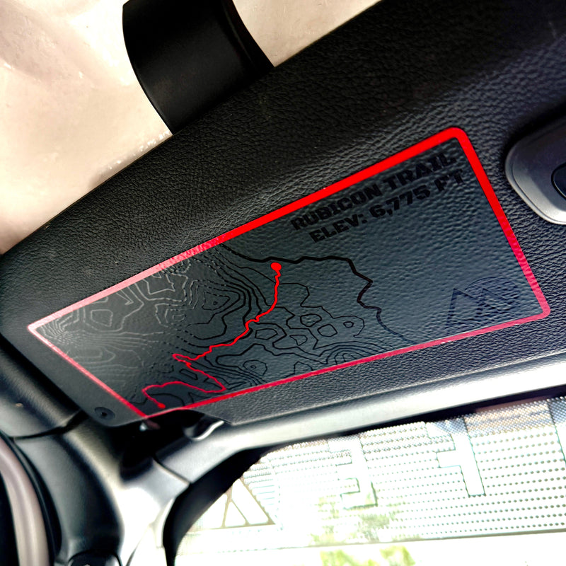 Sun Visor  OEM Warning Labels Covers - 2018+ Wranger JL / Gladiator JT