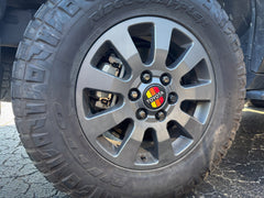 Toyota OEM Heritage Rally Tri Bar Wheel Cap - 2024+ Land Cruiser / Tacoma / 2025+ 4Runner
