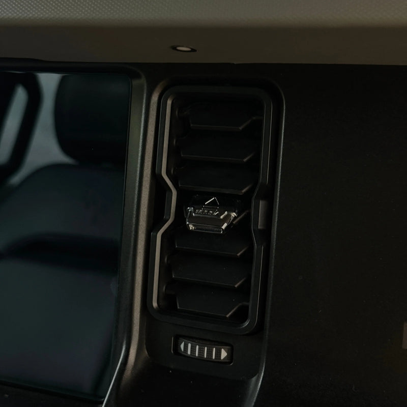 Chrome OEM Style Vent Clip/Tab Replacement Kit (Premium) - 2021+ Bronco