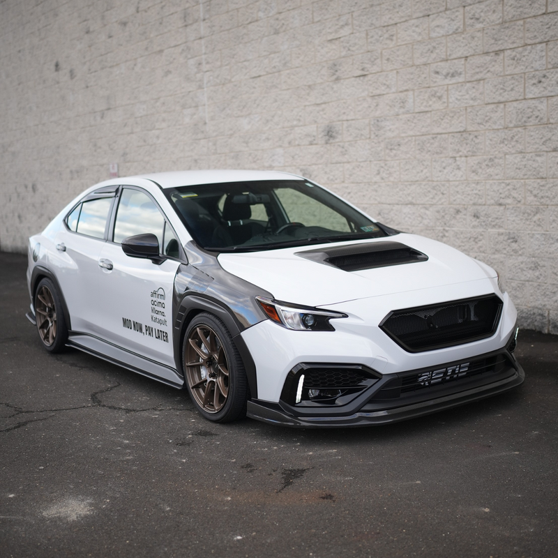 JDMuscle [22-25 WRX] Carbon Fiber Hood Scoop - Rally Style