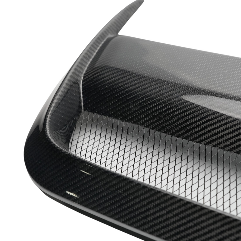JDMuscle [22-25 WRX] Carbon Fiber FMIC Reverse Hood Scoop V2