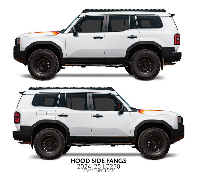 Hood Side Fangs - 2024+ Land Cruiser