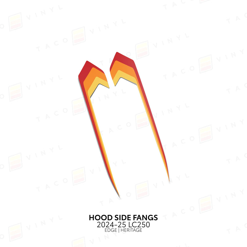 Hood Side Fangs - 2024+ Land Cruiser