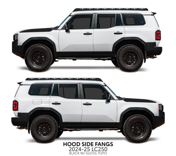 Hood Side Fangs - 2024+ Land Cruiser