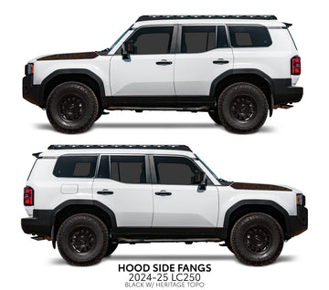 Hood Side Fangs - 2024+ Land Cruiser