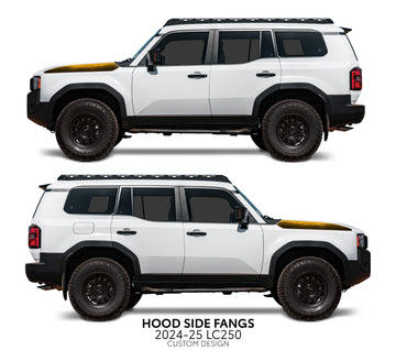 Hood Side Fangs - 2024+ Land Cruiser