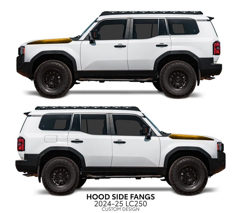 Hood Side Fangs - 2024+ Land Cruiser