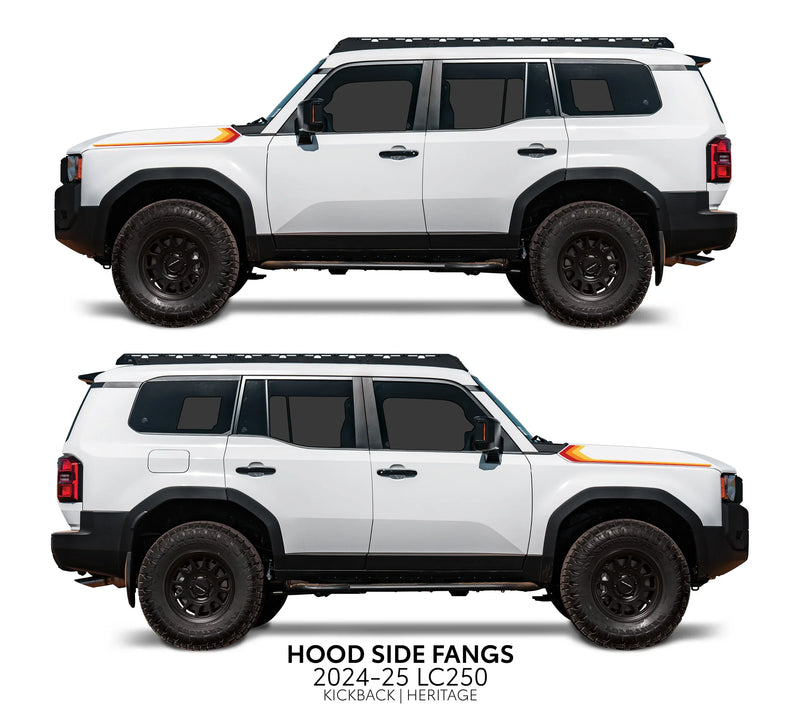 Hood Side Fangs - 2024+ Land Cruiser