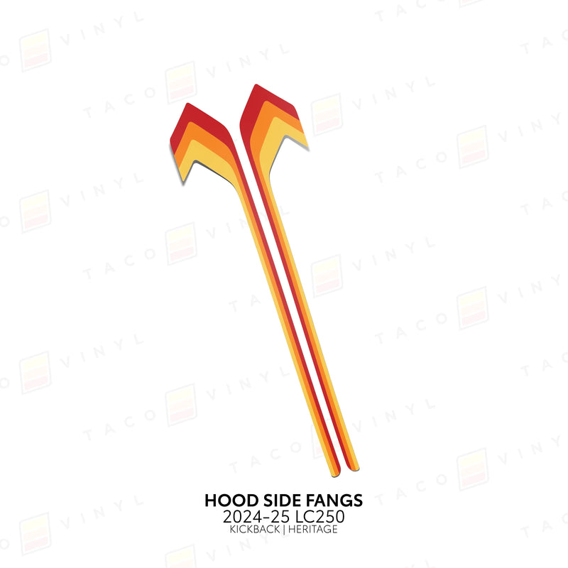 Hood Side Fangs - 2024+ Land Cruiser