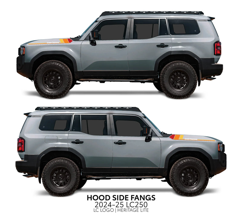 Hood Side Fangs - 2024+ Land Cruiser