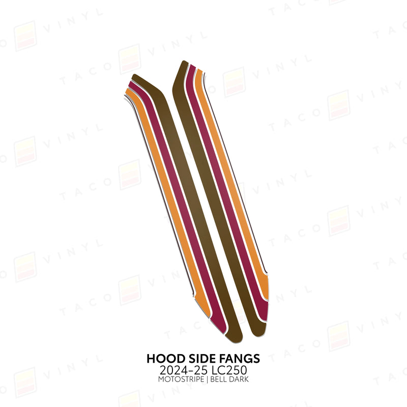 Hood Side Fangs - 2024+ Land Cruiser