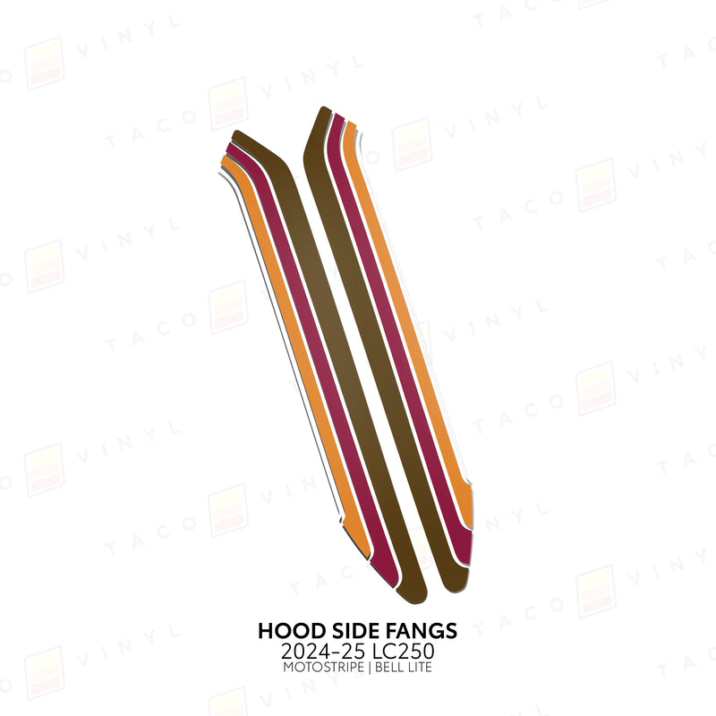 Hood Side Fangs - 2024+ Land Cruiser