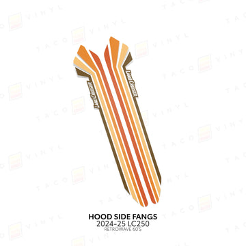 Hood Side Fangs - 2024+ Land Cruiser