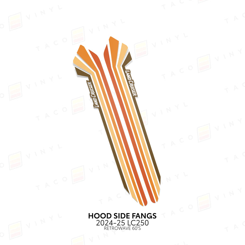Hood Side Fangs - 2024+ Land Cruiser